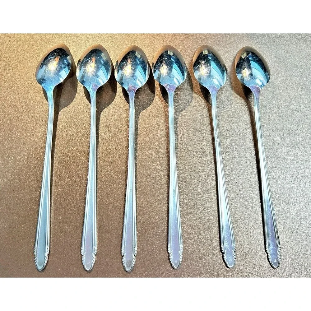 Antique/Vintage Empire Plate Benedict BES4 Silverplate Spoons 7.5